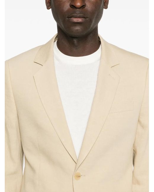 Sandro Natural Classic Linen Suit Jacket for men