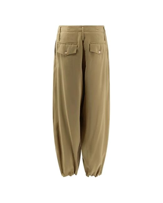 Alysi Natural Drawstring Trousers