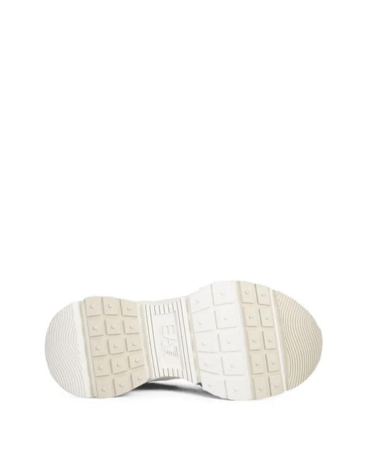Baskets À Patch Logo EA7 en coloris White
