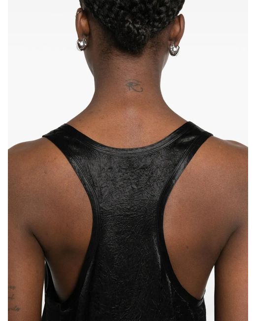 LA PISCINE Black Racerback Dress