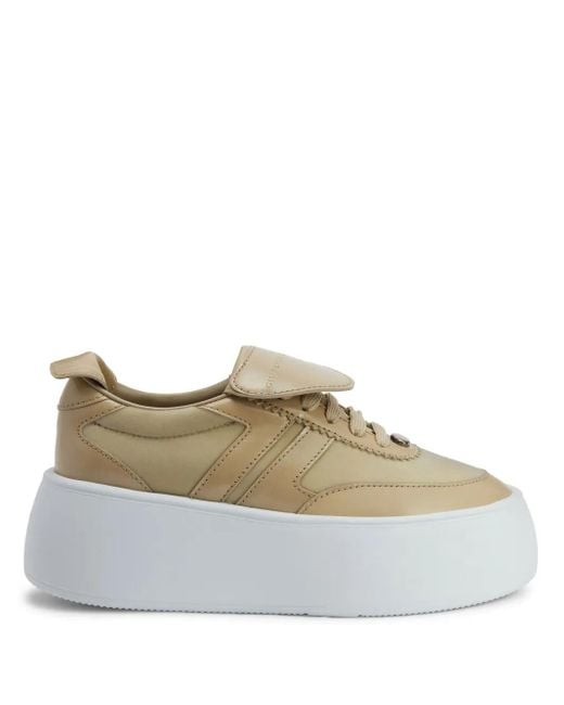 Giuseppe Zanotti Gray Gz League Maxi Platform Sneakers
