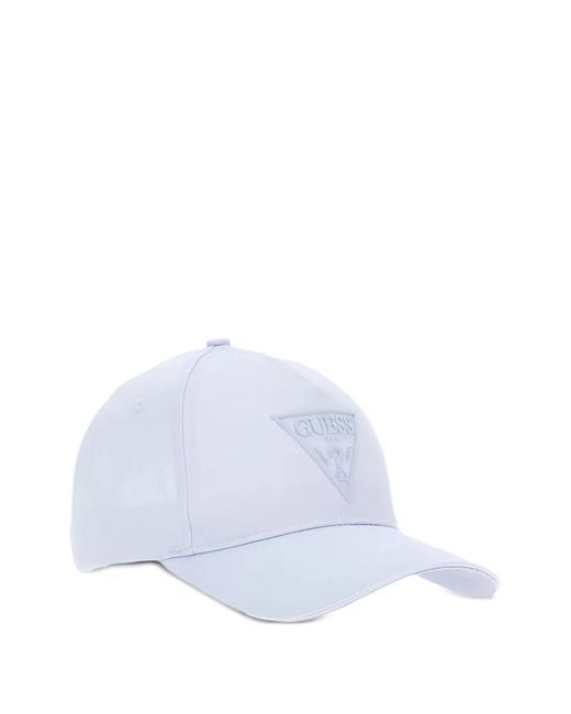 Guess White Logo Baseball Cap