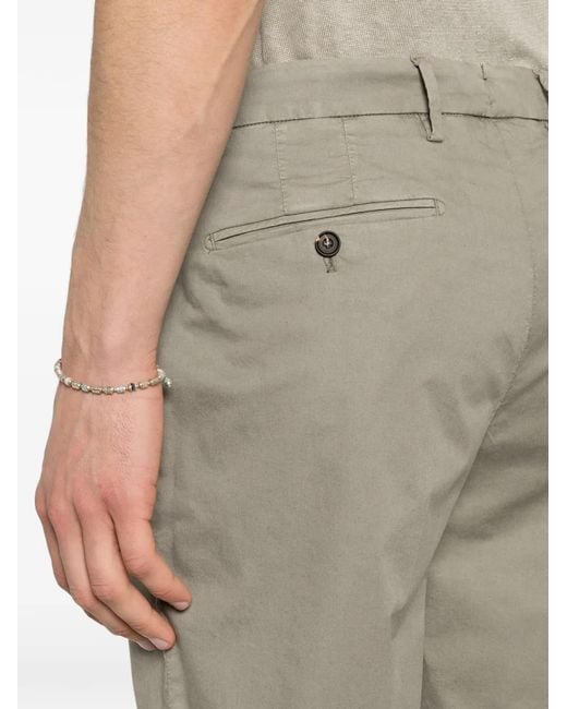 Corneliani Gray Cuffed Shorts for men