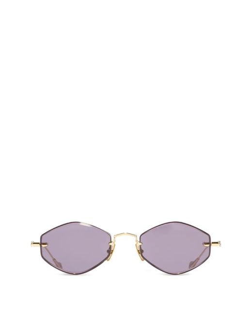 Cutler & Gross Purple Great Frog Carol Geometric-Frame Sunglasses