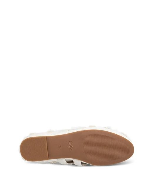 Ballerine Stringate di Buffalo in White
