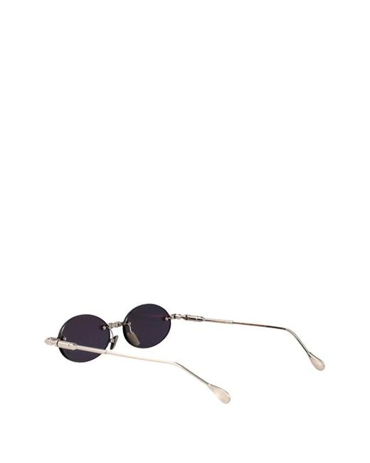 Kuboraum Blue Maske H62 Oval-Frame Sunglasses for men