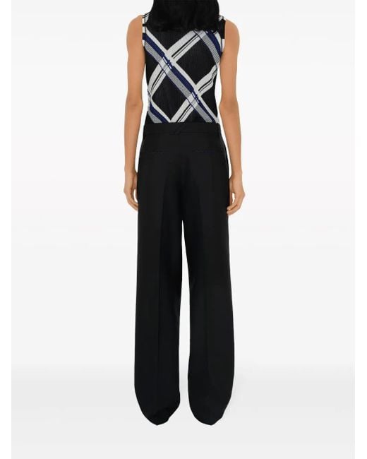 Burberry Black Silk Top