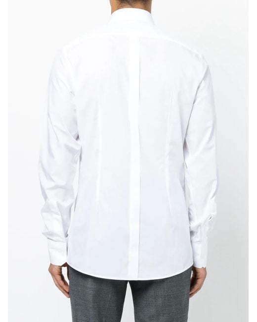 Dolce & Gabbana Hemd Mit Kent-Kragen in White für Herren