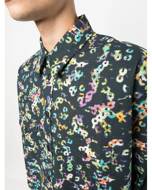Isabel Marant Green Badis Shirt for men