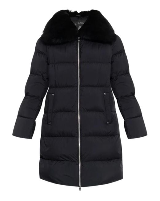 Moose Knuckles Black Quilted Padded Coat