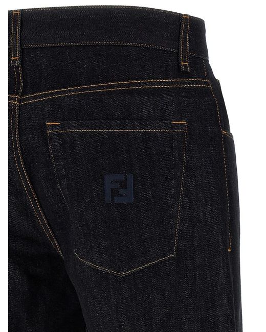 Fendi Black Selleria Jeans for men
