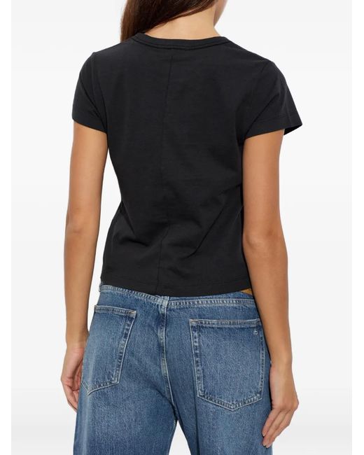 Rag & Bone Black Kelly Perfect Crew-Neck T-Shirt