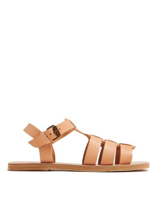 Ancient Greek Sandals Shoe Size 39 Tan Strappy Slide Flat Sandals — Labels  Resale Boutique