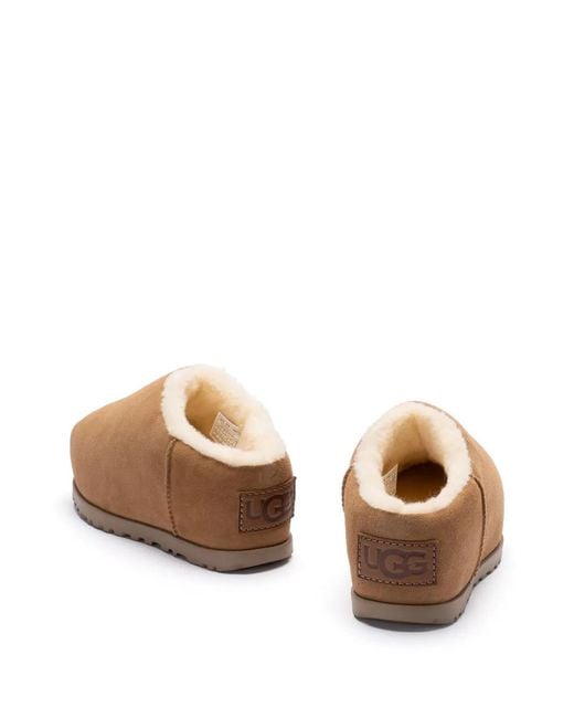 Ugg Brown Pumped Slide Slippers