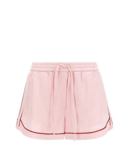 Off-White c/o Virgil Abloh Pink Drawstring Pyjama Shorts