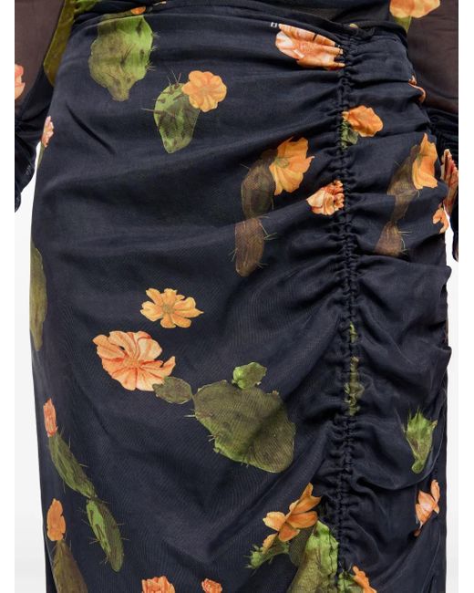 Bimba Y Lola シャーリング スカート Blue