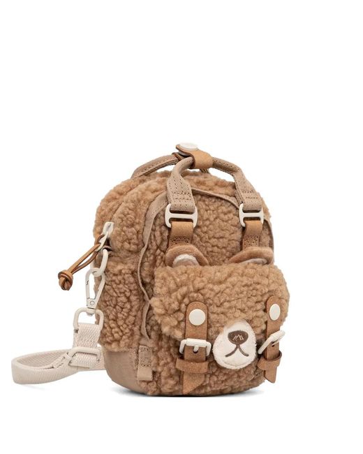 Borsa A Tracolla Macaroon Tiny Mini di Doughnut in Natural