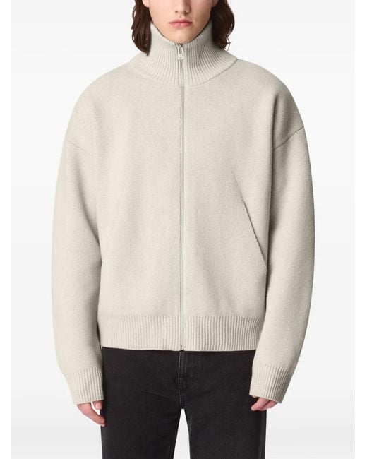 Axel Arigato Natural Core Zip-Up Cardigan for men