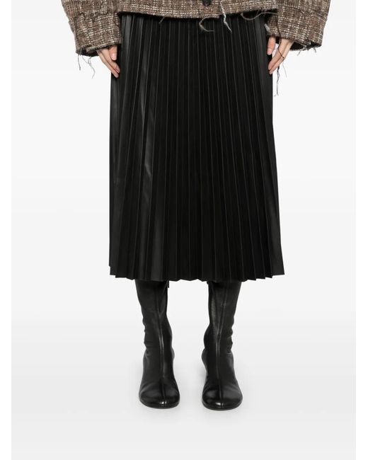 JNBY Black Pleated Skirt