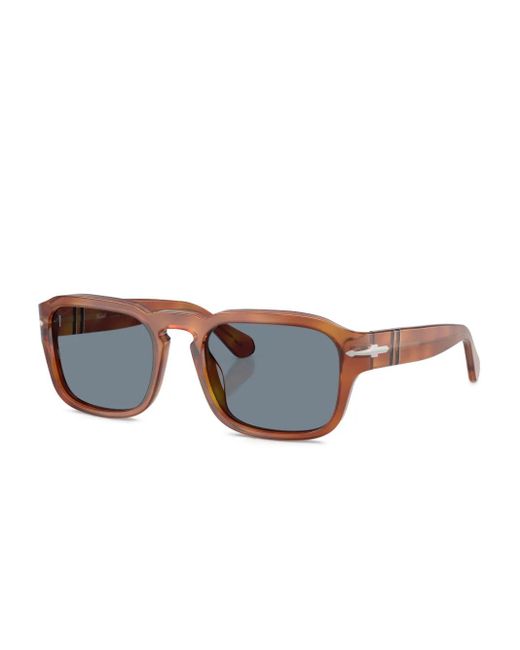 Persol Blue Square-Frame Sunglasses