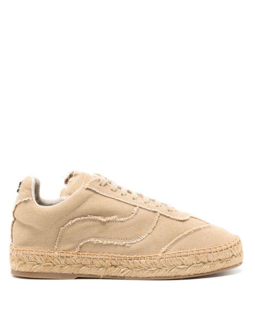 Casadei Holiday Canvas Sneakers in het Natural