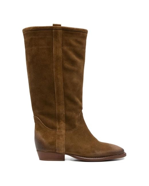 Botas Gabon GISÉL MOIRÉ de color Brown