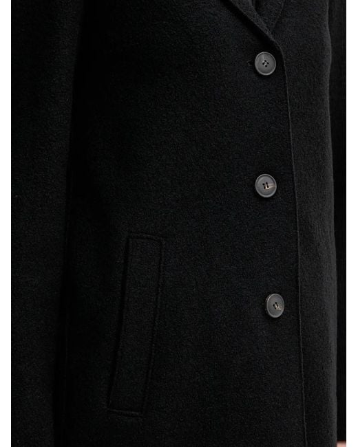Ouí Black Button Coat