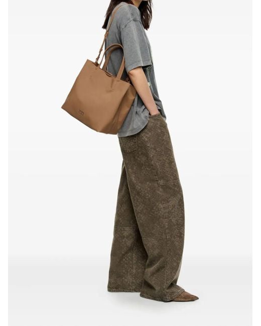 Bimba Y Lola Brown Large Chihuahua Tote Bag