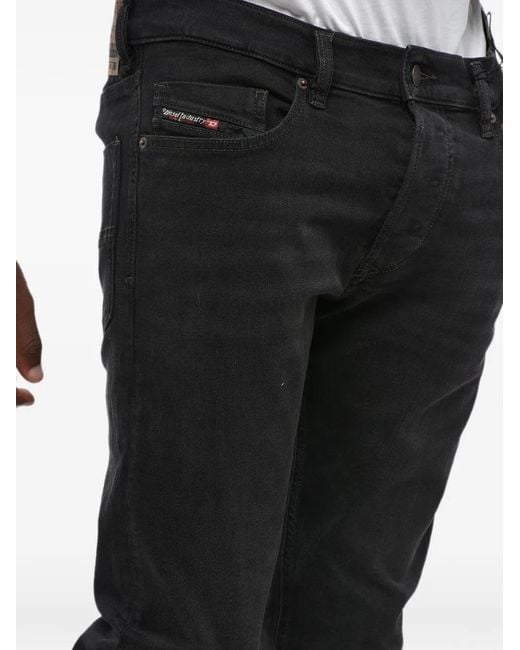 DIESEL Black Tepphar Skinny-Fit Jeans for men