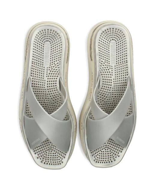 Premiata White Moura Slides
