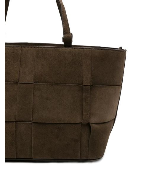 DeMellier London Brown Florence Woven Tote Bag
