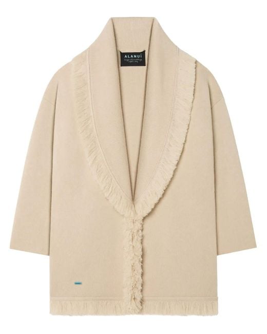 Alanui Natural Finest Single-Breasted Coat