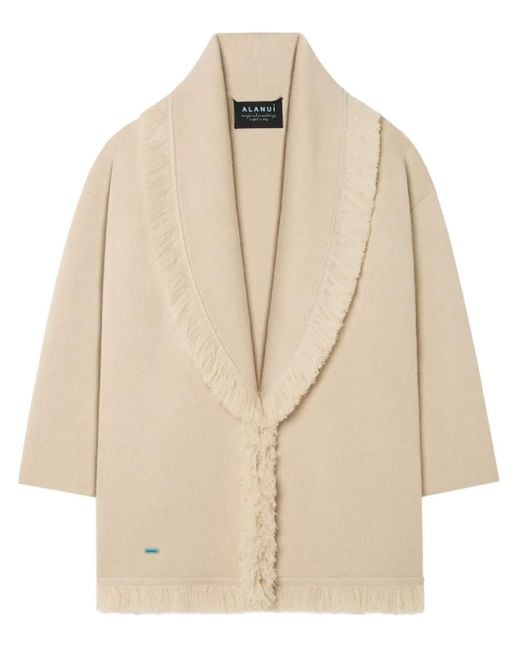 Alanui Natural Finest Single-Breasted Coat