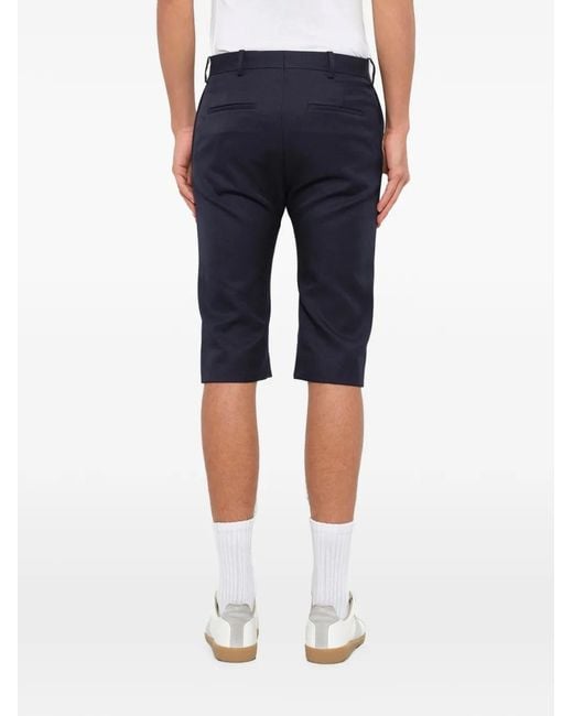 Balenciaga Blue Serge Tailored Shorts for men