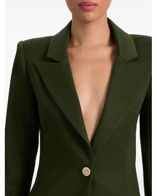 Alice + Olivia Green Burns Blazer