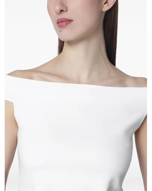 Jonathan Simkhai Black Dalton Off-Shoulder Top