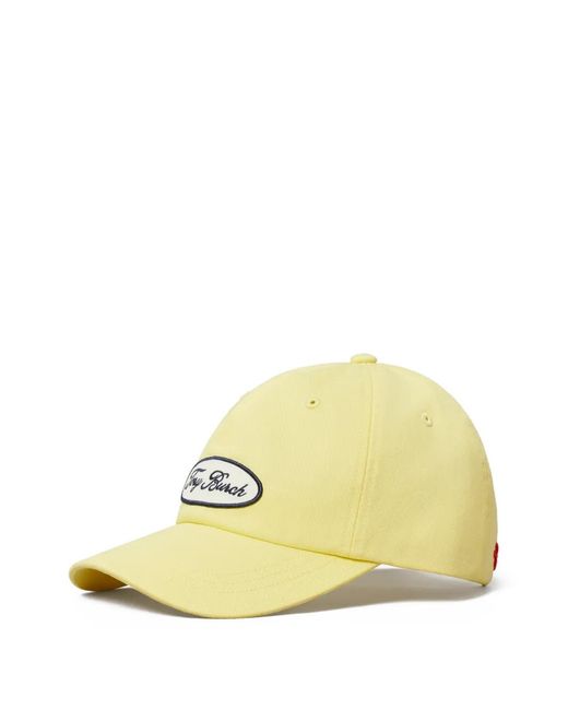 Tory Burch Yellow Logo-Patch Baseball Cap