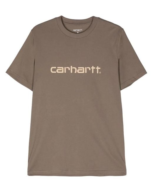 Camiseta Script Carhartt de hombre de color Gray