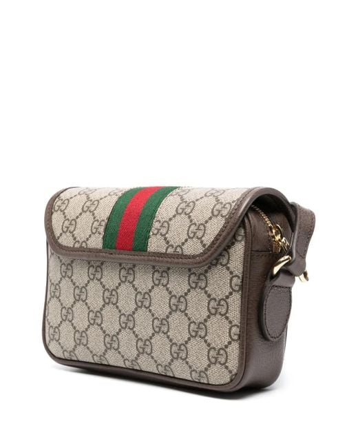 Gucci Brown Ophidia Gg Mini Bag