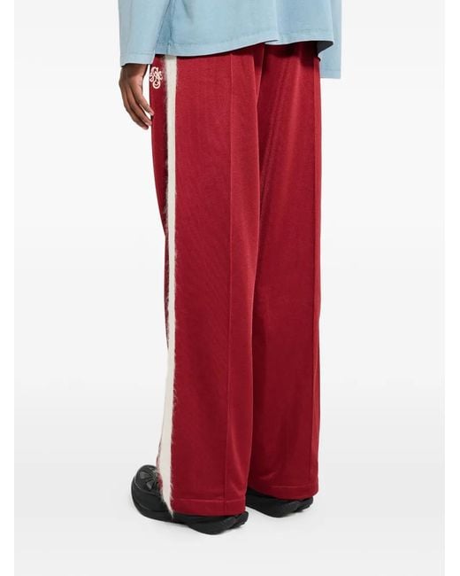 Stockholm Surfboard Club Red Pantalon De Jogging À Rayures Latérales for men