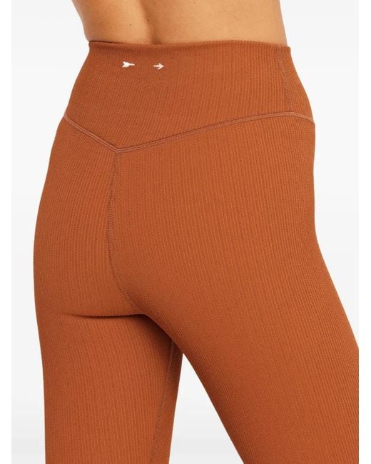 The Upside Orange Mariana Ribbed Leggings