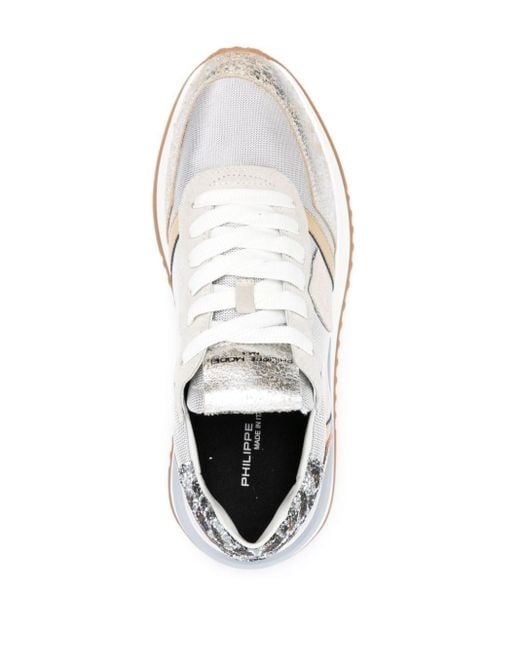 Philippe Model White Tropez 2.1 Lace-up Sneakers