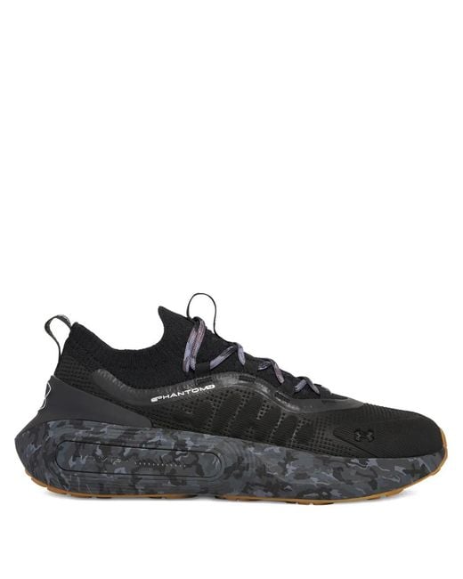 Under Armour Black Phantom 4 Camo Sneakers