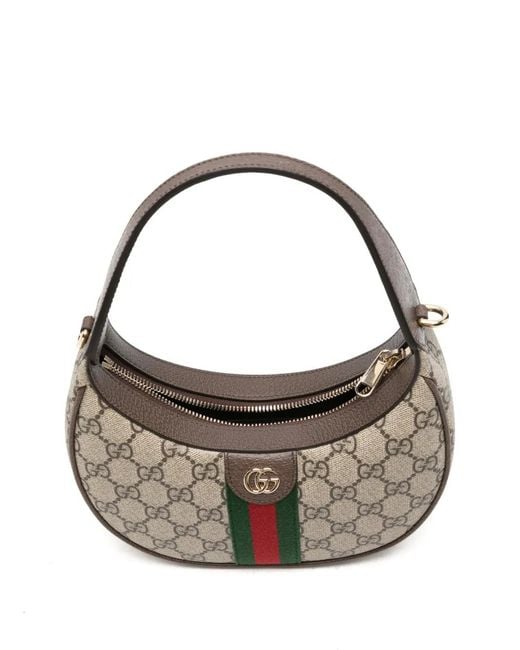Gucci Gray Ophidia Small Shoulder Bag