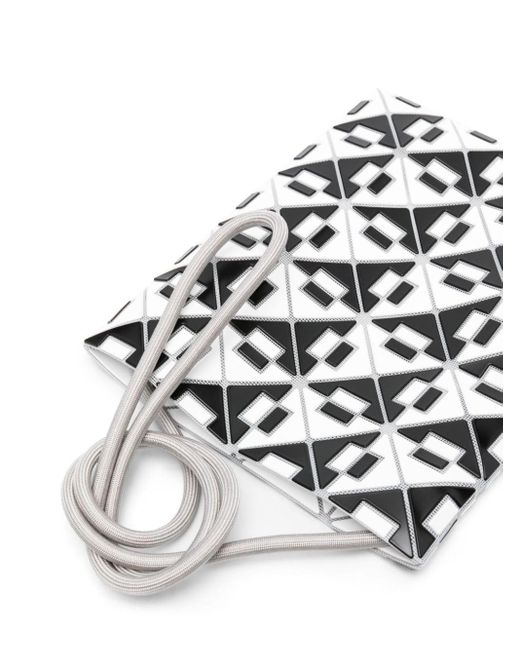 Bao Bao Issey Miyake White Connect Geometric Crossbody Bag