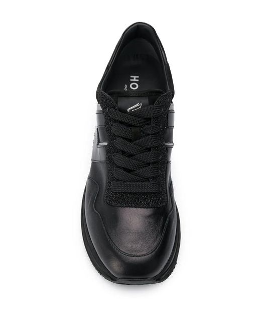 Hogan Black Sneakers Mit Strass