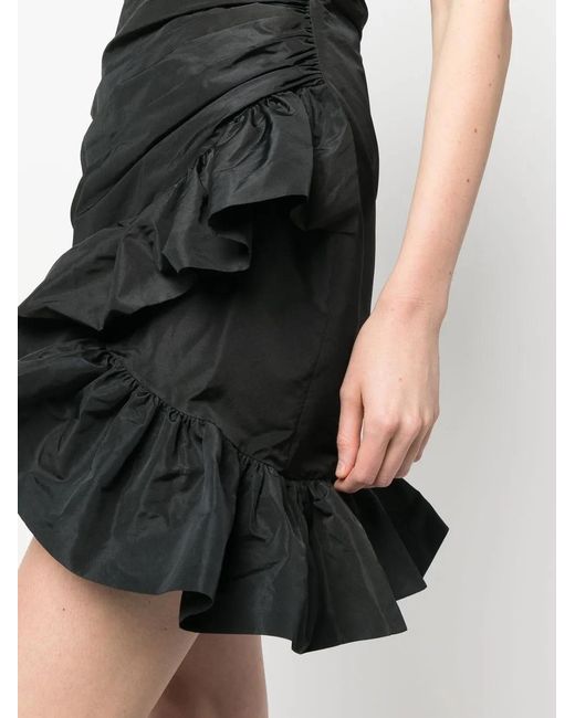 MSGM Black Dress With Balloon Sleeve