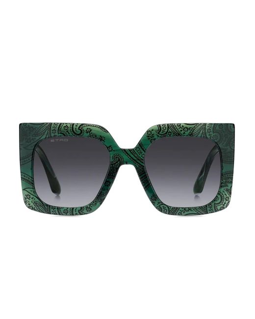 Etro Green Mania Sunglasses
