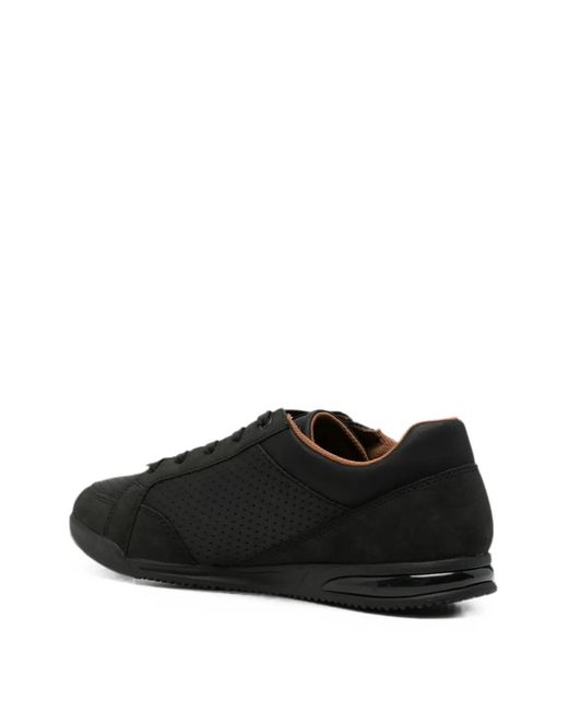 Bugatti Black Trevor Side-Zip Sneakers for men