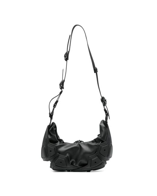 Innerraum Black Small Object 02 Panelled Shoulder Bag for men